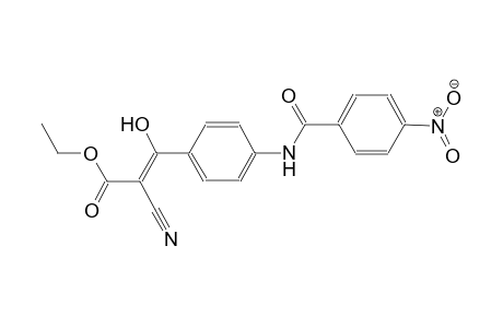 2-propenoic acid, 2-cyano-3-hydroxy-3-[4-[(4-nitrobenzoyl)amino]phenyl]-, ethyl ester, (2Z)-