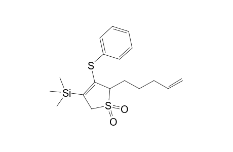 2-(4-Pentenyl)-3-(phenylthio)-4-(trimethylsilyl)-3-sulfolene