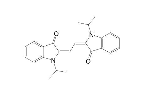 trans,trans-N,N'-Diisopropyl-.alpha.,.beta.-bis(3-oxoindolinyliden-2-yl)ethane