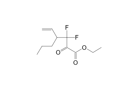 3,3-Difluoro-2-keto-4-propyl-hex-5-enoic acid ethyl ester