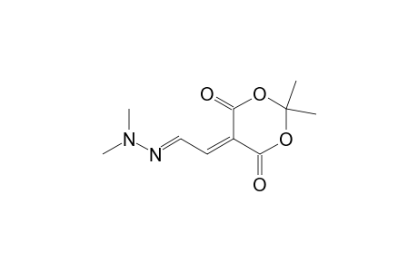 Acetaldehyde, (2,2-dimethyl-4,6-dioxo-1,3-dioxan-5-ylidene)-, 1-(dimethylhydrazone)
