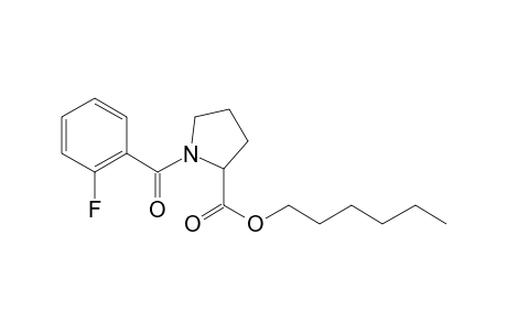 L-Proline, N-(2-fluorobenzoyl)-, hexyl ester