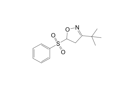 3-tert-Butyl-5-(phenylsulfonyl)-4,5-dihydro-1,2-oxazole