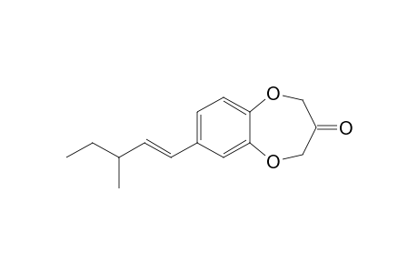 (1'E)-7-(3'-Methylpent-1'-enyl)-2H-benzo[b][1,4]dioxepin-3(4H)-one