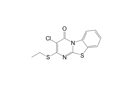 3-Chloro-2-ethylthio-4-oxo-4H-pyrimido[2,1-b]benzothiazole