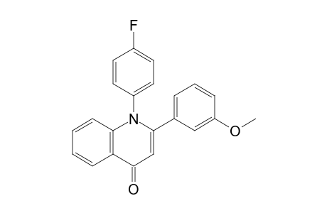 1-(4-fluorophenyl)-2-(3-methoxyphenyl)-4-quinolone