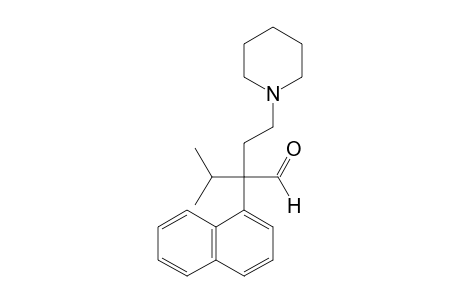 alpha-ISOPROPYL-alpha-(1-NAPHTHYL)-1-PIPERIDINEBUTYRALDEHYDE