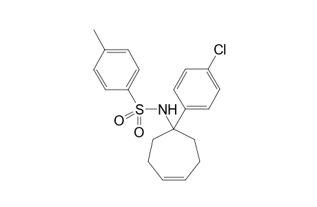 N-(1-(4-Chlorophenyl)cyclohept-4-en-1-yl)-4-methylbenzenesulfonamide