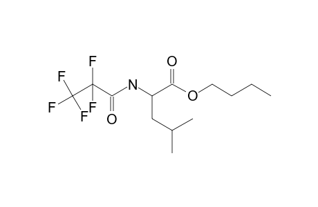 L-Leucine, N-pentafluoropropionyl-, butyl ester