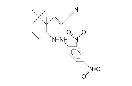 (E)-3-(6'-[2'',4''-Dinitro-phenyl-hydrazono]-1',2',2'-trimethyl-cyclohexyl)-propenonitrile