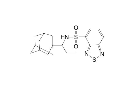 Benzo[1,2,5]thiadiazole-4-sulfonic acid (1-adamantan-1-yl-propyl)-amide