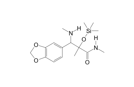 3-(1,3-Benzodioxol-5-yl)-2-methyl-3-(methylamino)-2-trimethylsiloxy-N-methylpropionamide