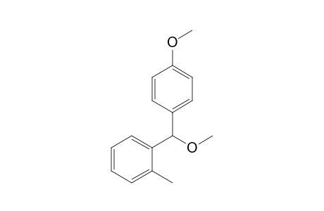 1-[Methoxy(4'-methoxyphenyl)methyl]-2-methylbenzene