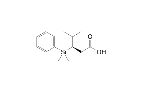 (3R)-3-[dimethyl(phenyl)silyl]-4-methyl-valeric acid