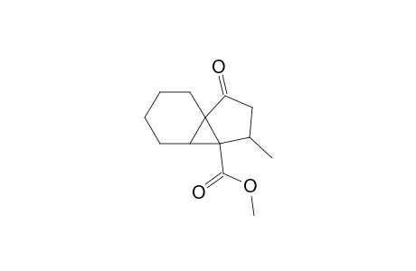 Methyl 4-methyl-2-oxotricyclo[4.4.0.0(1,5)]decane-5-carboxylate