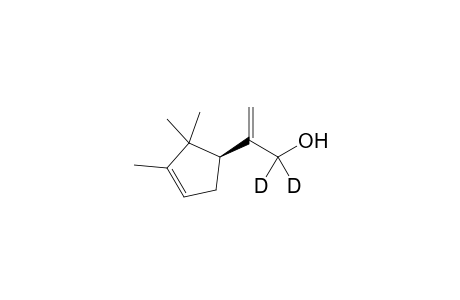 2-[2',2',3'-Trimethylcyclopent-3'-en-1'-yl]-(1,1-dideuterio)prop-2-en-1-ol