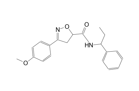 5-isoxazolecarboxamide, 4,5-dihydro-3-(4-methoxyphenyl)-N-(1-phenylpropyl)-