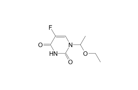 1-(1-Ethoxyethyl)-5-fluoranyl-pyrimidine-2,4-dione