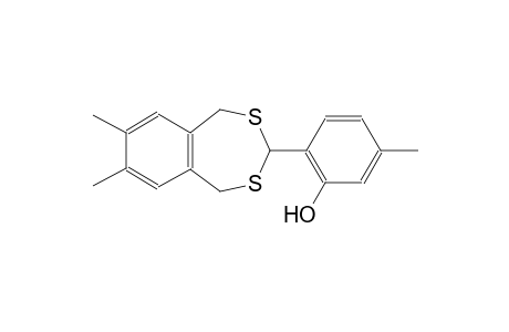 2-(7,8-Dimethyl-1,5-dihydro-benzo[e][1,3]dithiepin-3-yl)-5-methyl-phenol