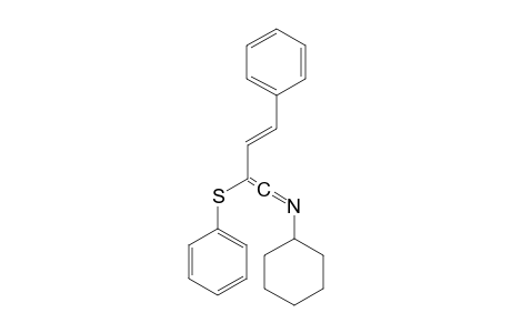 (4E)-1-CYCLOHEXYL-5-PHENYL-3-(PHENYLTHIO)-1-AZA-1,2,4-PENTATRIENE