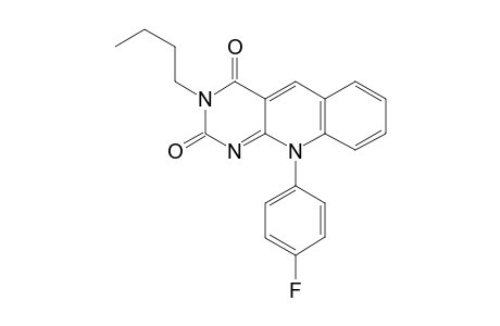 3-Butyl-10-(4-fluorophenyl)pyrimido[4,5-b]quinoline-2,4(3H,10H)-dione