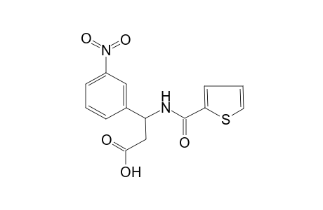 3-(3-nitrophenyl)-3-(2-thenoylamino)propionic acid