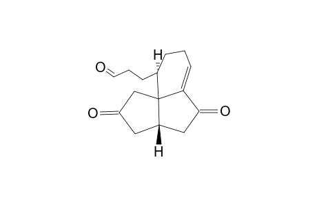8-(3'-Oxopropyl)tricyclo[7.3.0(1,9).0(4,9)]dodec-4-ene-3,11-dione1-[(4'-Formyl)cyclohex-3'-en-1'-yl]-cis-bicyclo[3.3.0]octane-3,7-dione