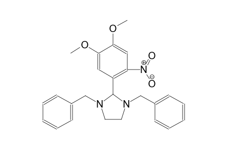 1,3-dibenzyl-2-(4,5-dimethoxy-2-nitrophenyl)imidazolidine
