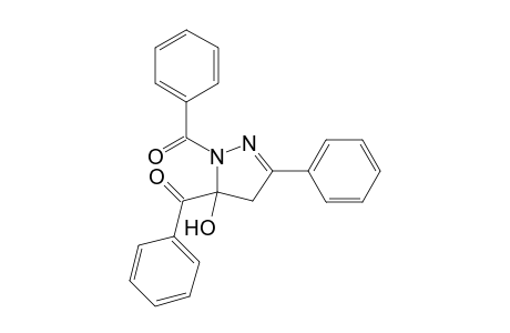(5-hydroxy-3-phenyl-4,5-dihydro-1H-pyrazole-1,5-diyl)bis(phenylmethanone)