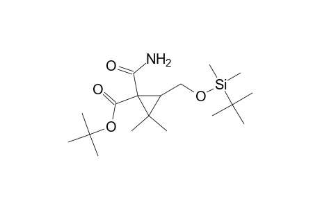 3-[[tert-butyl(dimethyl)silyl]oxymethyl]-1-carbamoyl-2,2-dimethyl-1-cyclopropanecarboxylic acid tert-butyl ester