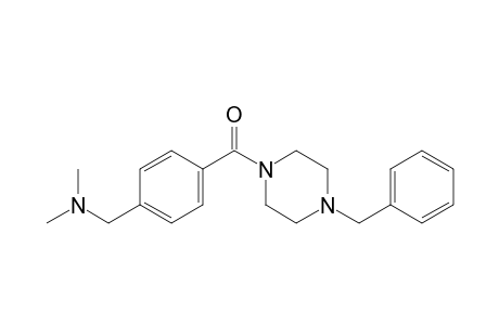 (4-benzylpiperazin-1-yl)-[4-(dimethylaminomethyl)phenyl]methanone