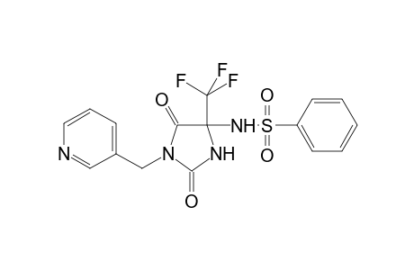 Benzenesulfonamide, N-[2,5-dioxo-1-(3-pyridinylmethyl)-4-(trifluoromethyl)-4-imidazolidinyl]-