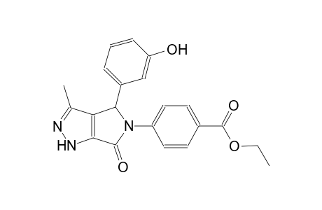 ethyl 4-(4-(3-hydroxyphenyl)-3-methyl-6-oxo-4,6-dihydropyrrolo[3,4-c]pyrazol-5(1H)-yl)benzoate