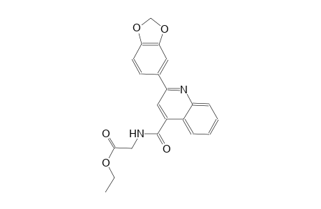 ethyl ({[2-(1,3-benzodioxol-5-yl)-4-quinolinyl]carbonyl}amino)acetate