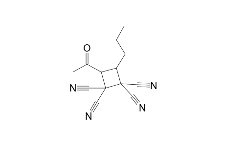 3-acetyl-4-propyl-1,1,2,2-cyclobutanetetracarbonitrile