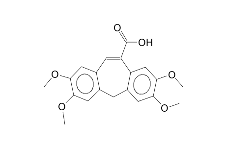 2,3,7,8-tetramethoxy-5H-dibenzo[a,d]cycloheptatriene-10-carboxylic acid