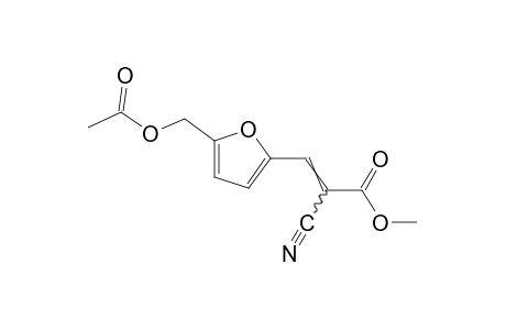 α-Cyano-5-(hydroxymethyl)-2-furanacrylic acid, methyl ester, acetate (ester)