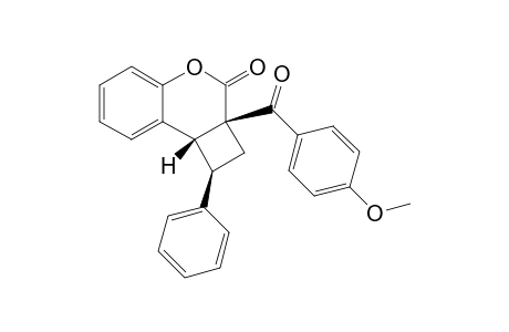 rel-(1R,2aR,8bR)-2a-(4-Methoxybenzoyl)-1-(phenyl)-1,2,2a,8b-tetrahydro-3H-benzo[b]cyclobuta[d]pyran-3-one
