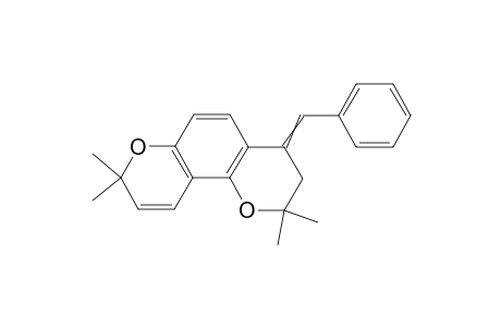 4-Benzylidene-3,4-dihydro-2,2,8,8-tetramethyl-2H,8H-pyrano[2,3-f]chromene