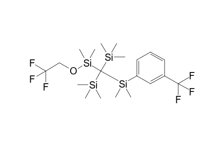 2,2,2-trifluoroethanyl {Di(trimethylsilyl)[dimethyl(m-trifluoromethylphenyl)silyl]methyl}dimethylsilyl ether