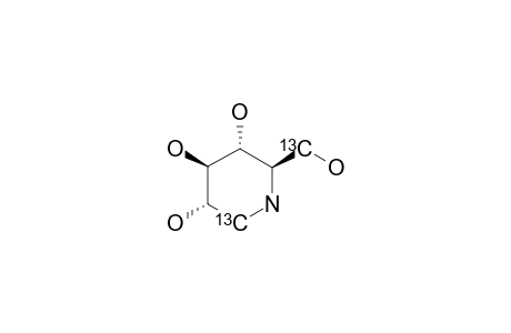 DNJ;1-DEOXYNOJIRIMYCIN;1,6-13C-LABELED