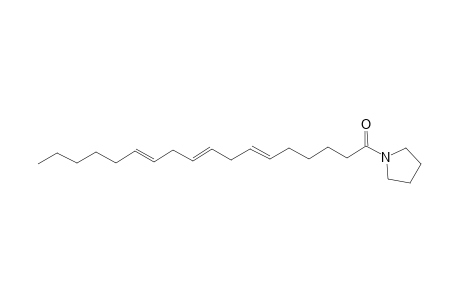 Pyrrolidine, 1-(1-oxo-6,9,12-octadecatrienyl)-
