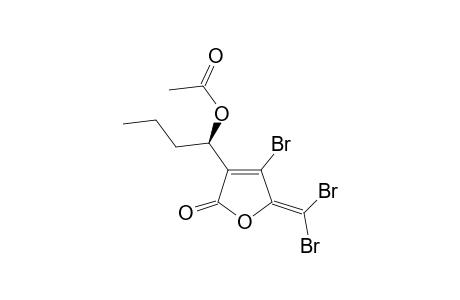 (1'R,5'Z)-3-(1'-Acetoxybutyl)-4-bromo-5-(dibromomethylene)-2(5H)-futanone