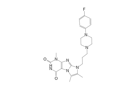 1H-imidazo[2,1-f]purine-2,4(3H,8H)-dione, 8-[3-[4-(4-fluorophenyl)-1-piperazinyl]propyl]-1,6,7-trimethyl-