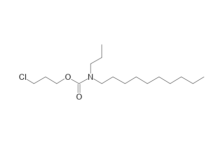 Carbonic acid, monoamide, N-propyl-N-decyl-, 3-chloropropyl ester