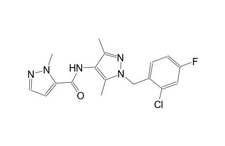 N-[1-(2-chloro-4-fluorobenzyl)-3,5-dimethyl-1H-pyrazol-4-yl]-1-methyl-1H-pyrazole-5-carboxamide