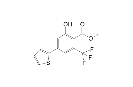 Methyl 2-hydroxy-4-(2'-thienyl)-6-(trifluoromethyl)-benzoate