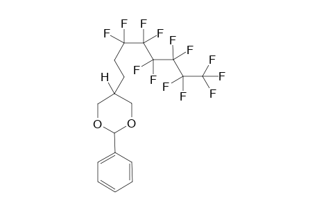 trans-2-Phenyl-5-(3,4,5,6,7,8-tridecafluoroocty)-1,3-dioxacyclohexane