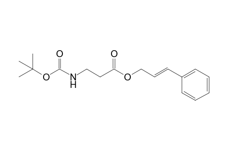 (E)3-Phenylprop-2-enyl 3-(tert-butoxycarbonylamino)propanoate