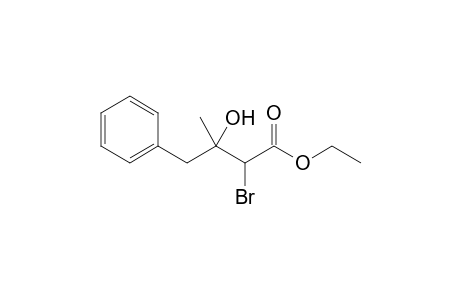 Ethyl 2-Bromo-3-hydroxy-3-methyl-4-phenylbutanoate